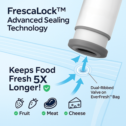 Frescava™  Handheld Vacuum Sealer - Keep Food Fresh 5x Longer